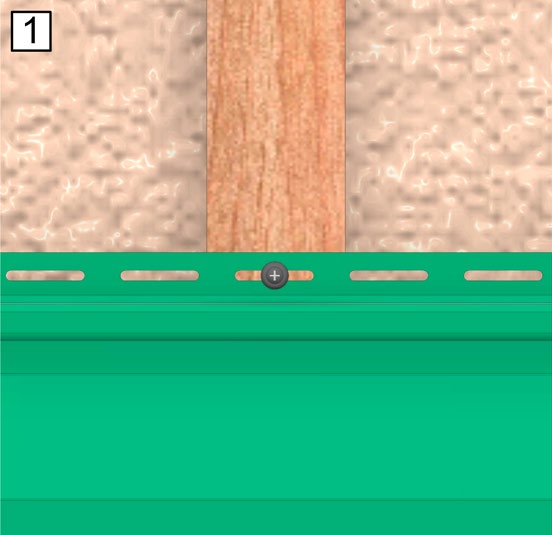 Схема фиксации сайдинга Döcke.